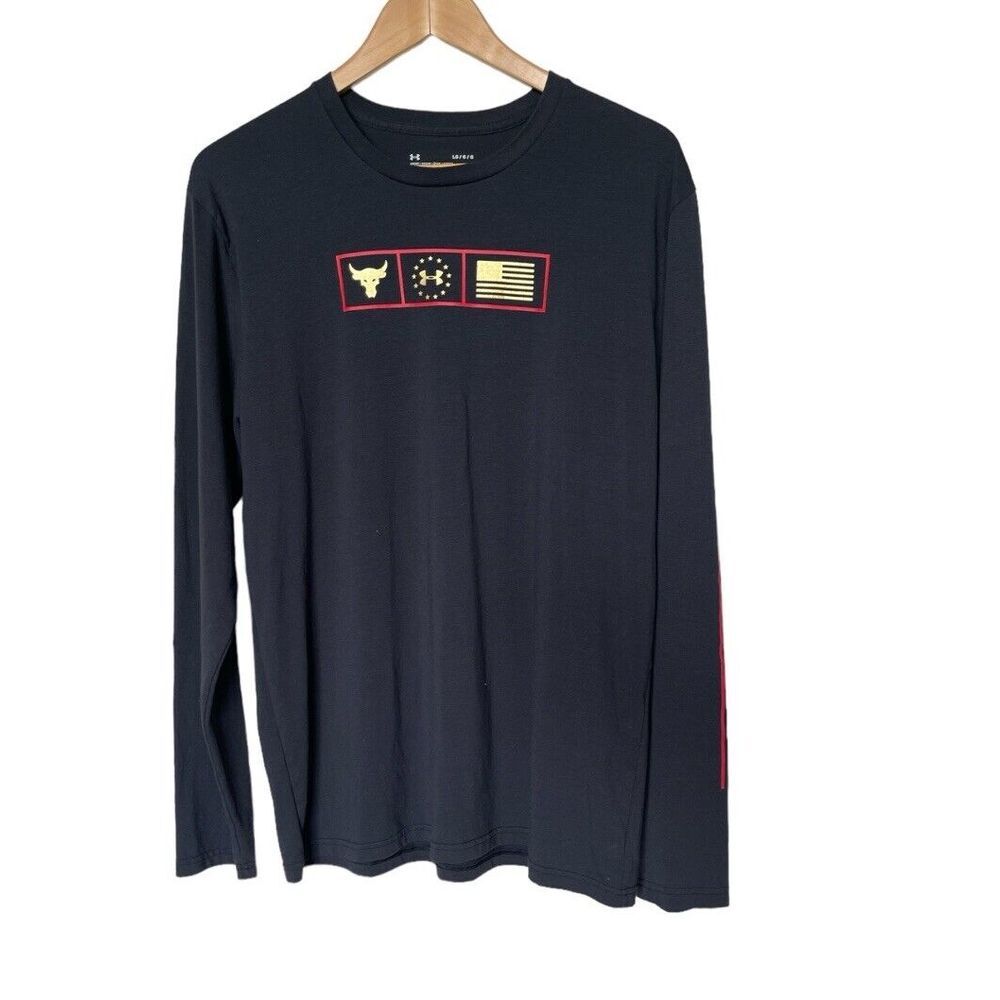 Under Armour Project‎ Rock Respect Graphic Long Sleeve Shirt Men's Size L
